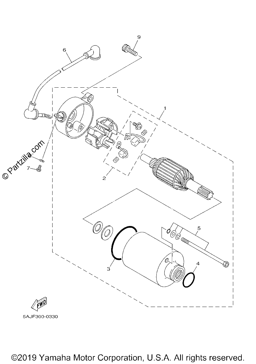 Diagrama de STARTING MOTOR