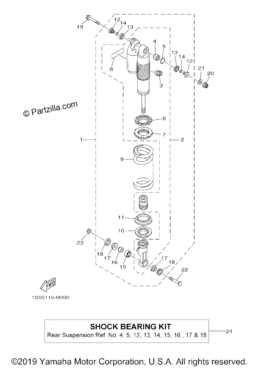 Diagrama de REAR SUSPENSION