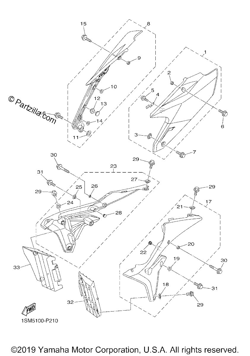 Diagrama de SIDE COVER