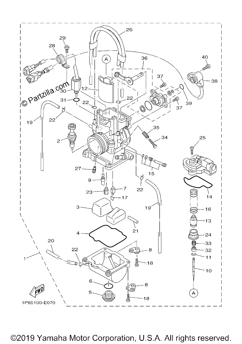 Diagrama de CARBURETOR
