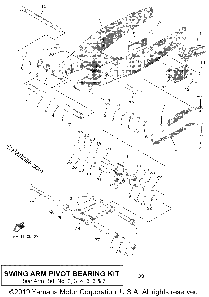 Diagrama de REAR ARM