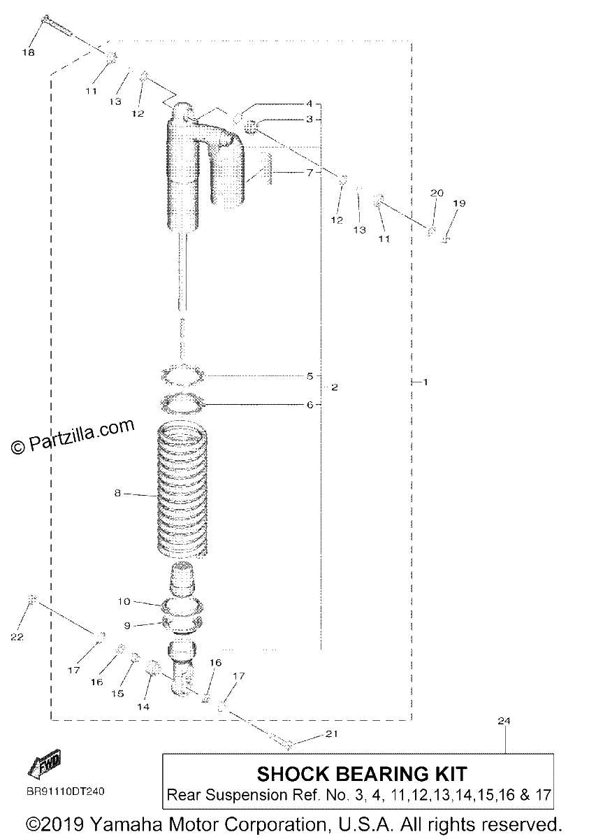 Diagrama de REAR SUSPENSION