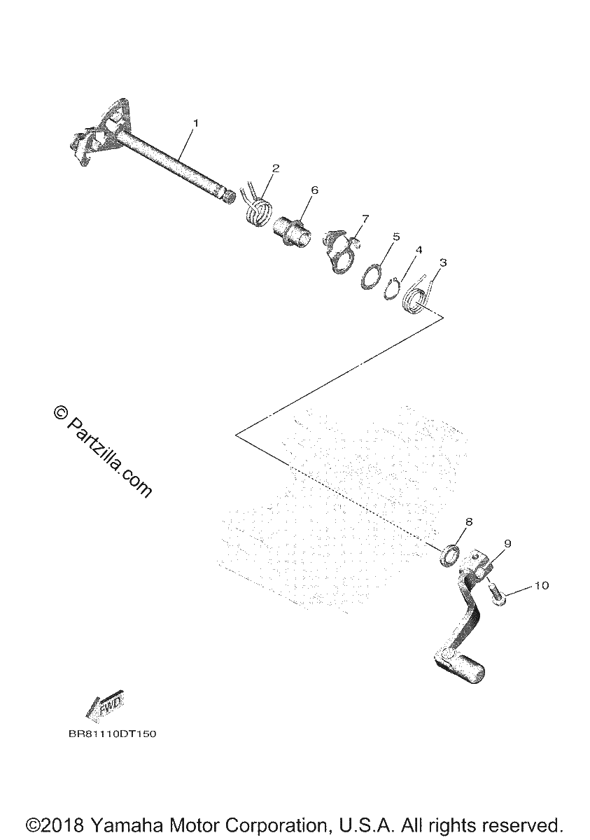 Diagrama de SHIFT SHAFT