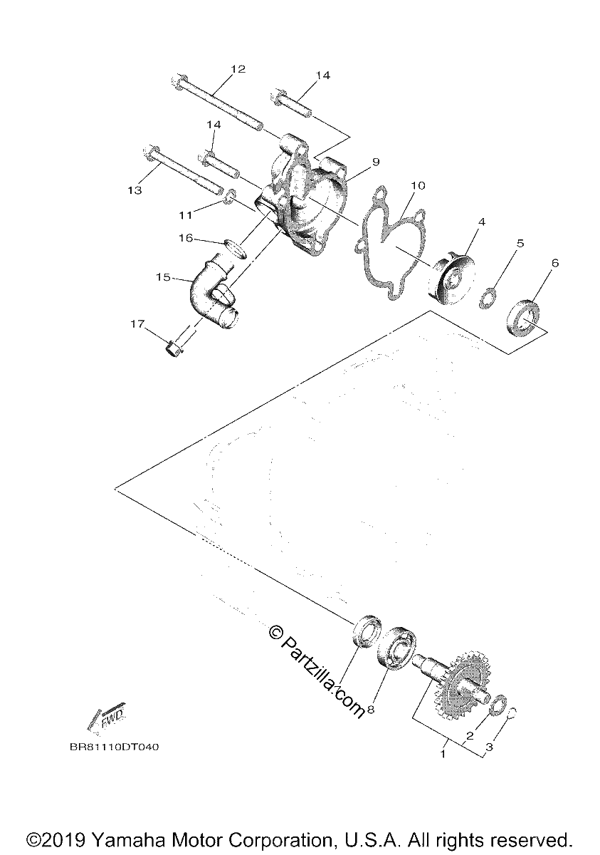 Diagrama de WATER PUMP