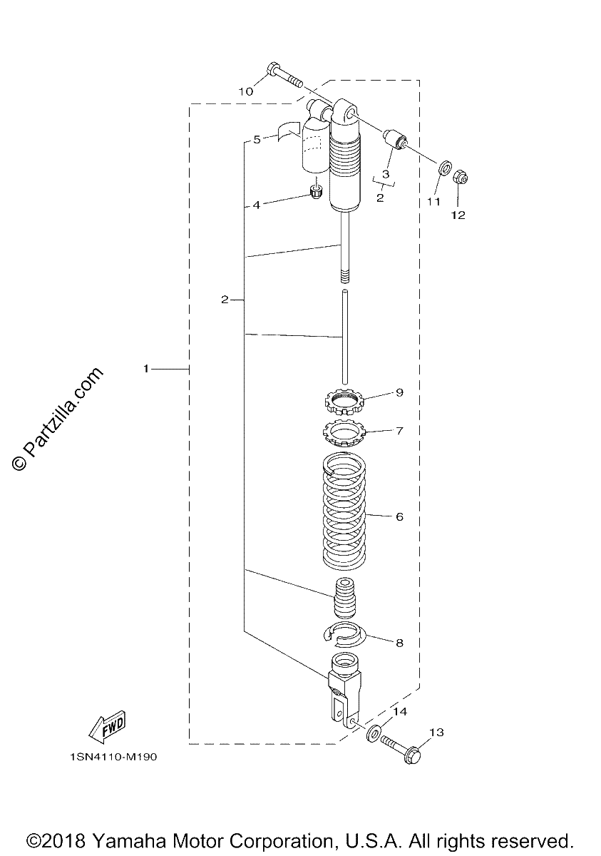 Diagrama de REAR SUSPENSION