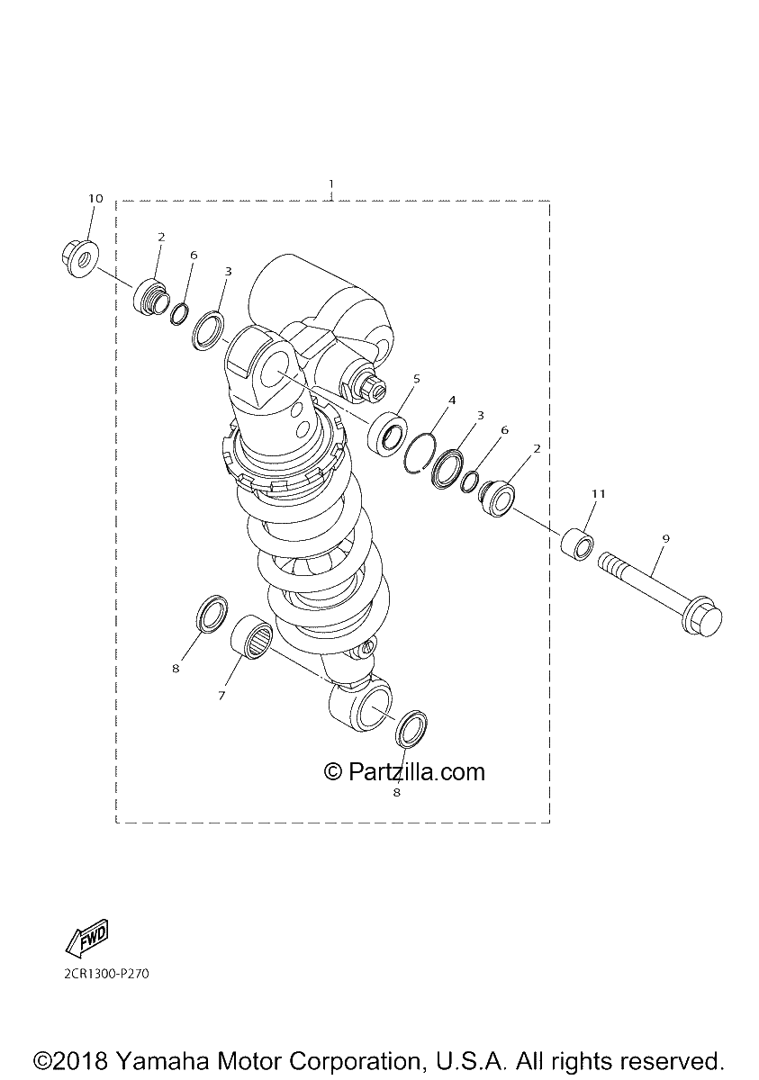 Diagrama de REAR SUSPENSION