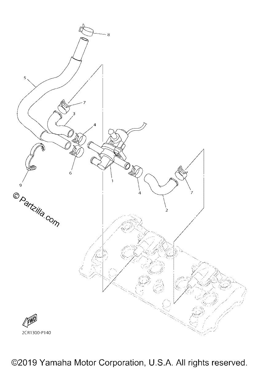 Diagrama de AIR INDUCTION SYSTEM