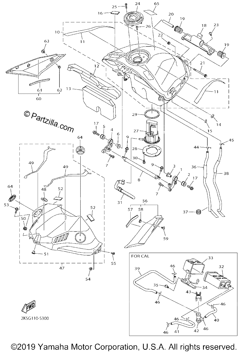 Diagrama de FUEL TANK