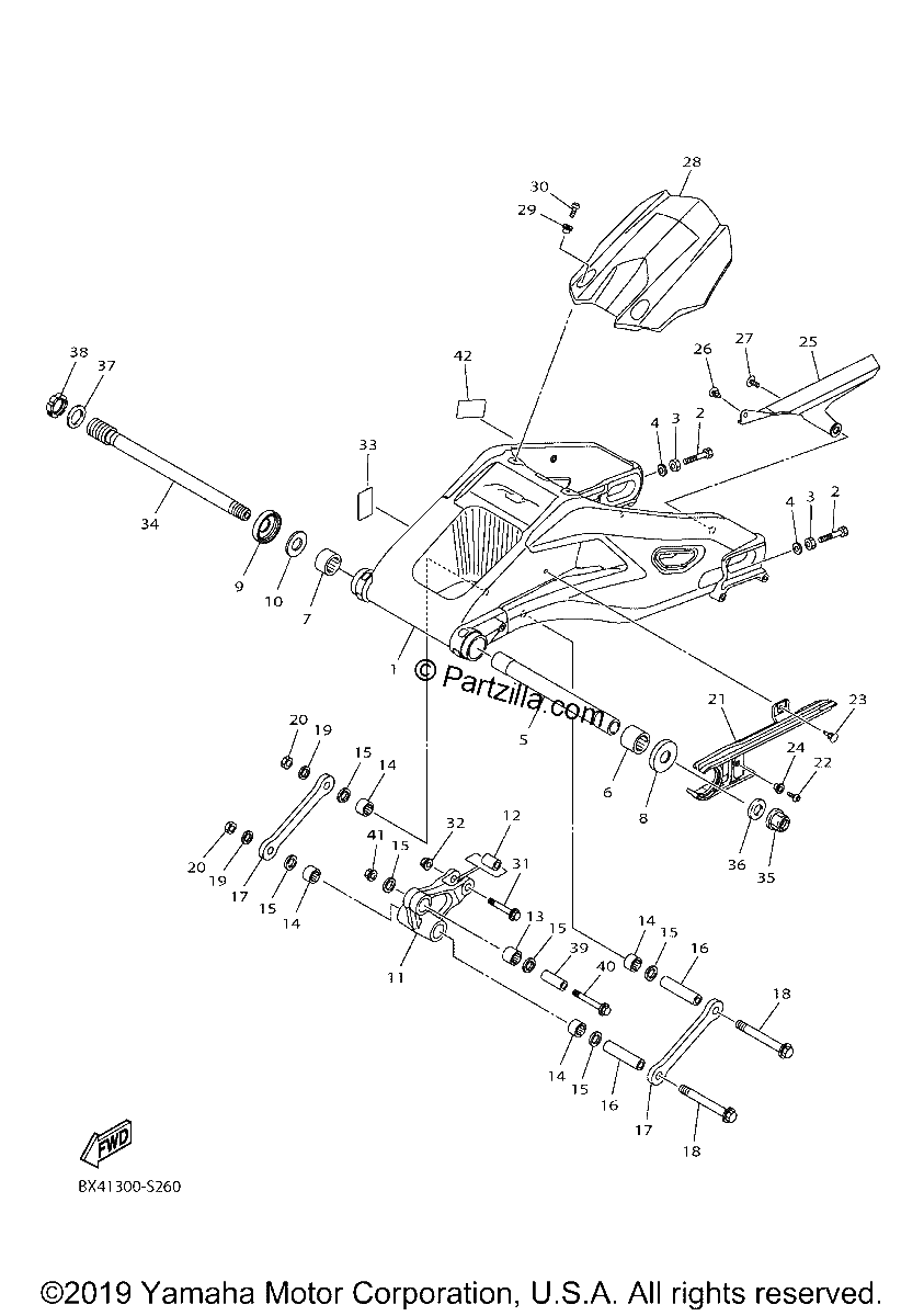 Diagrama de REAR ARM