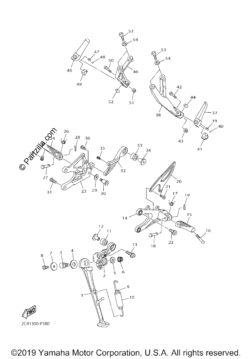 Diagrama de STAND FOOTREST