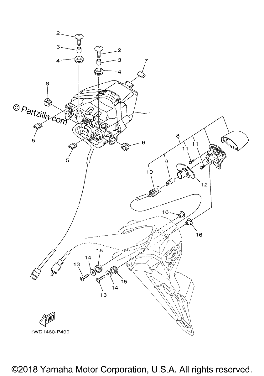 Diagrama de TAILLIGHT