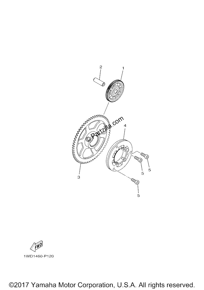 Diagrama de STARTER CLUTCH
