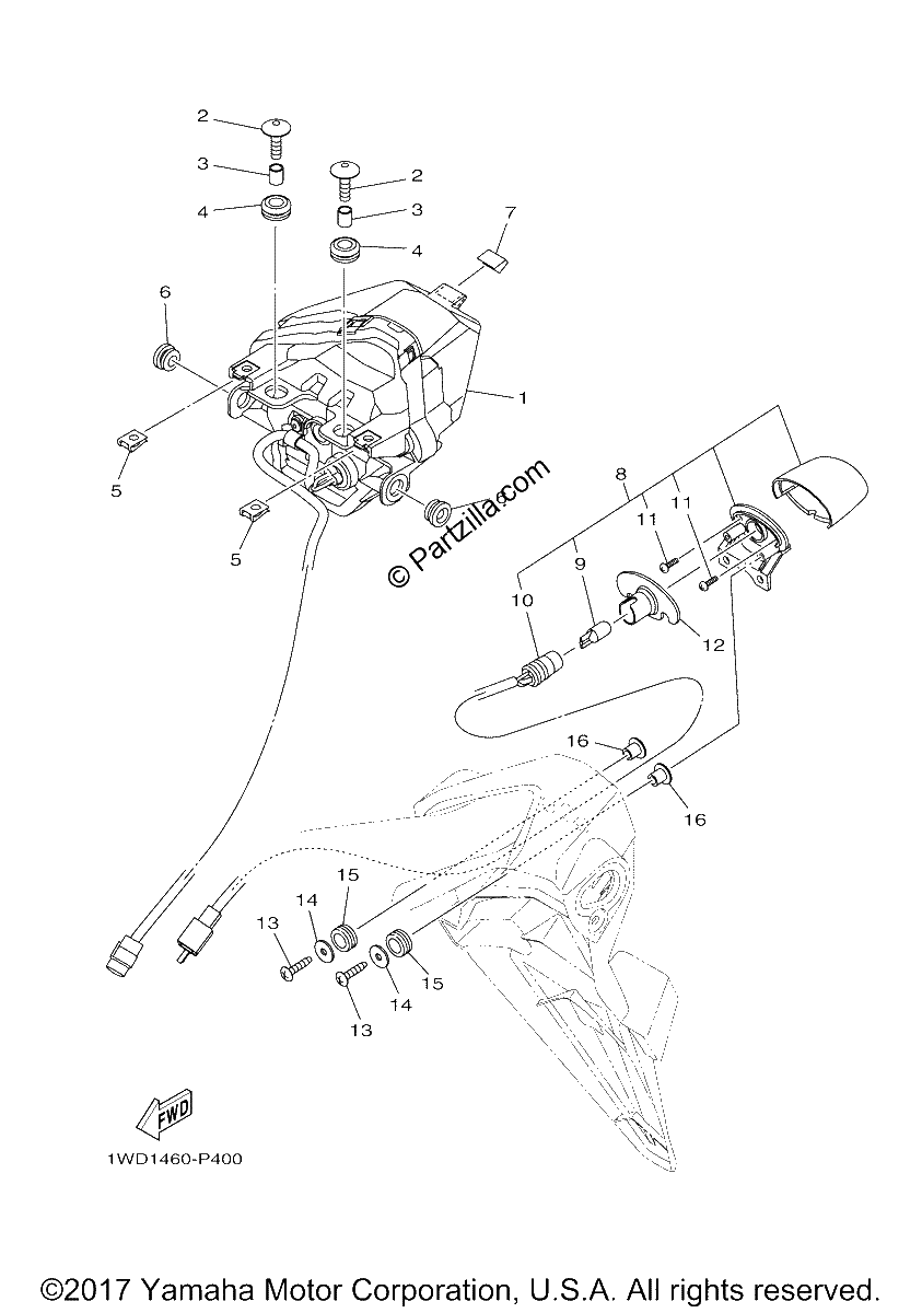Diagrama de TAILLIGHT