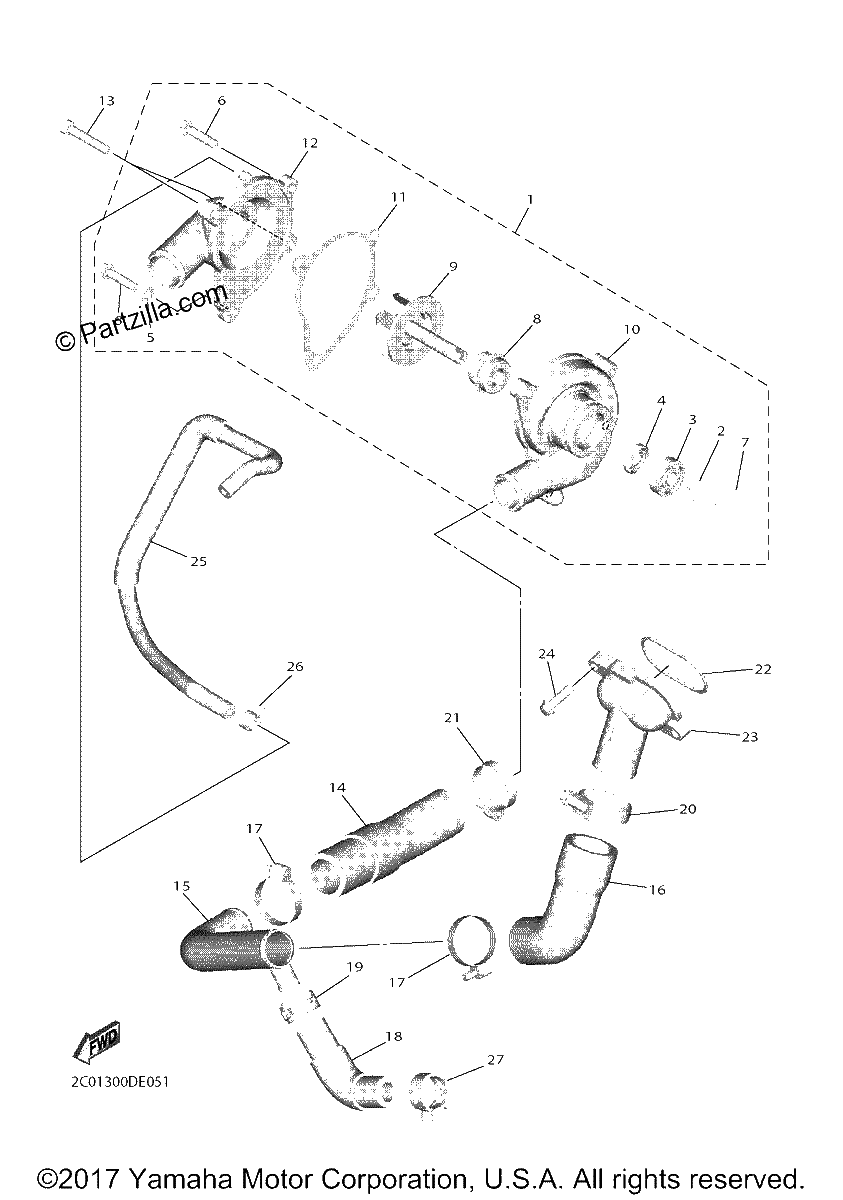 Diagrama de WATER PUMP