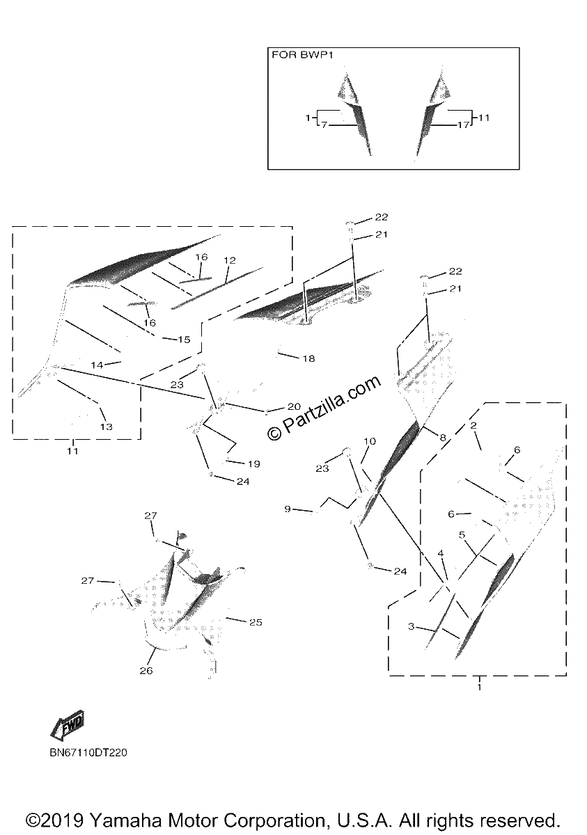 Diagrama de SIDE COVER