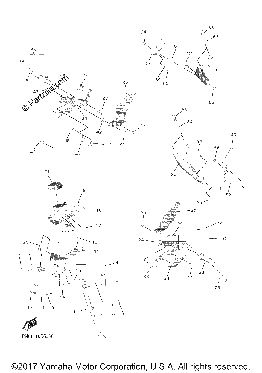 Diagrama de STAND FOOTREST
