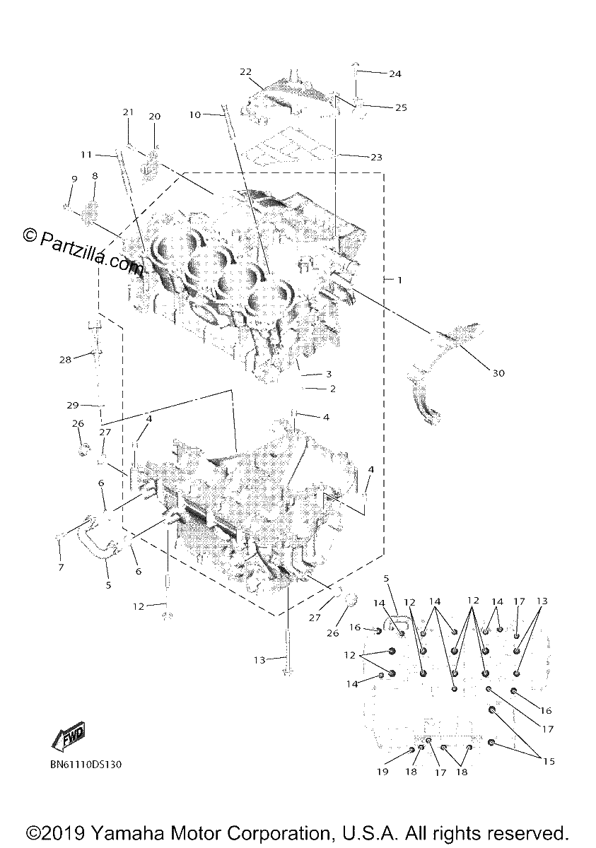 Diagrama de CRANKCASE