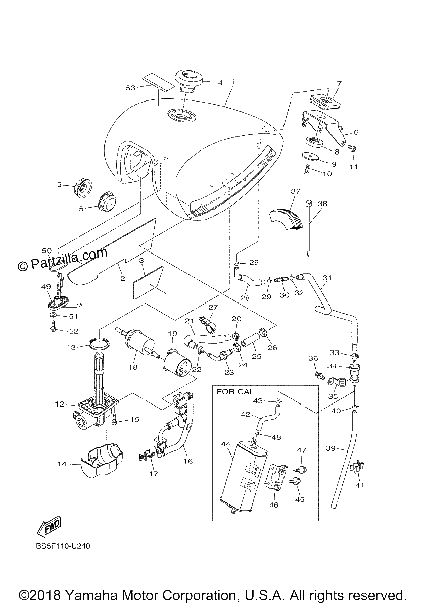Diagrama de FUEL TANK