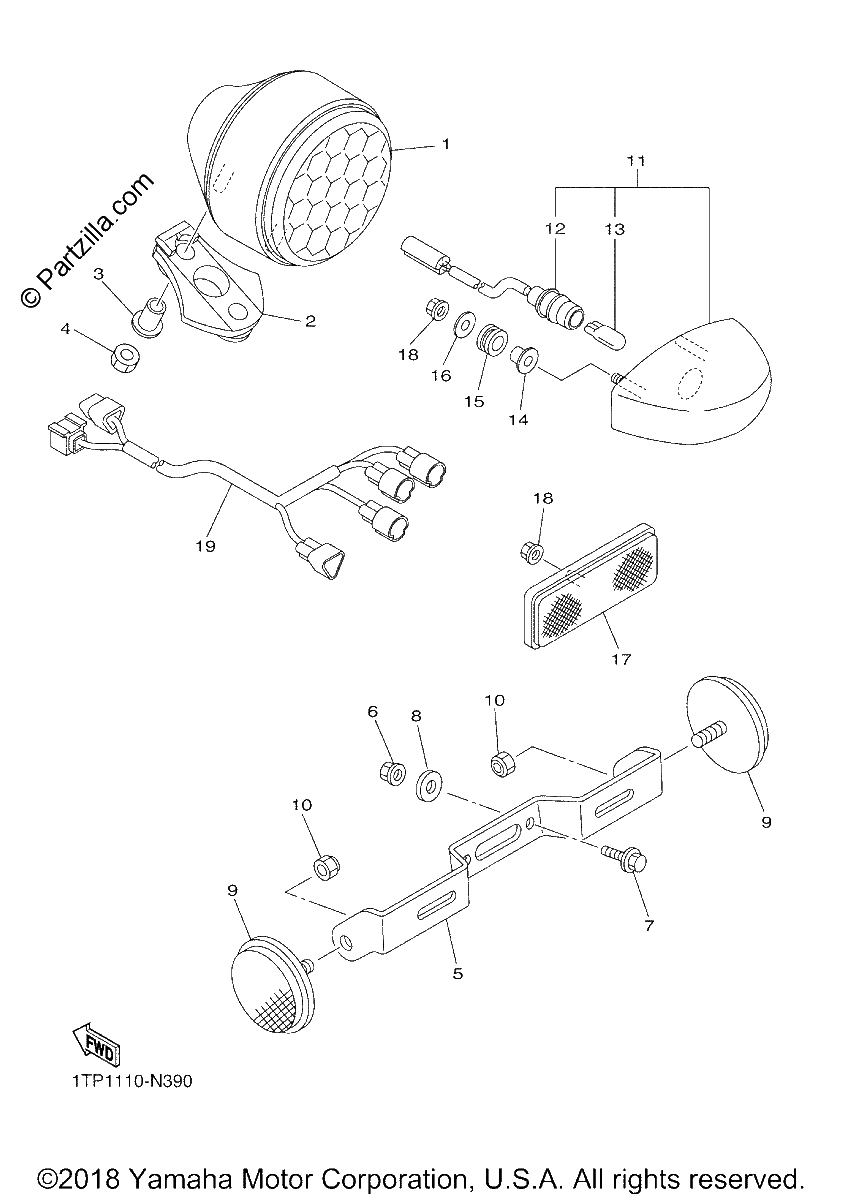 Diagrama de TAILLIGHT