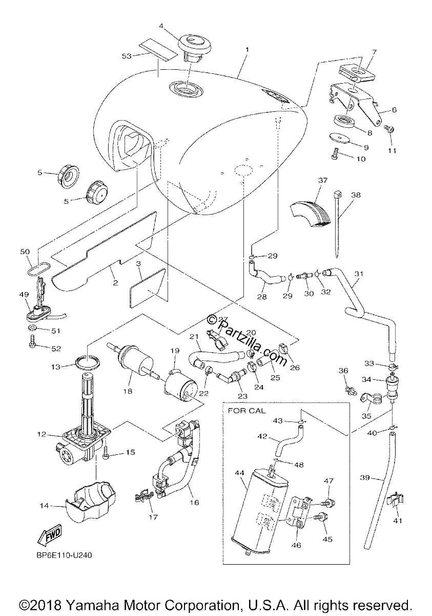 Diagrama de FUEL TANK