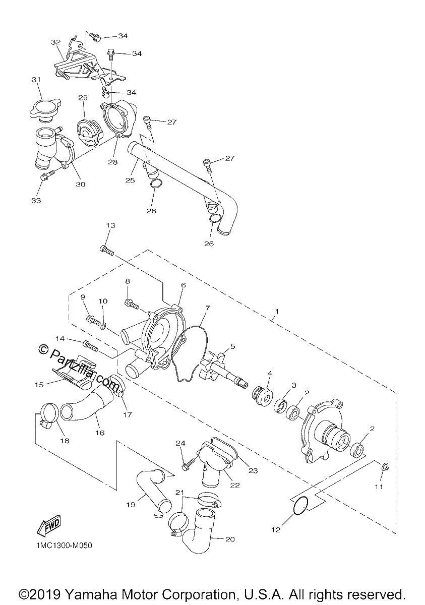 Diagrama de WATER PUMP