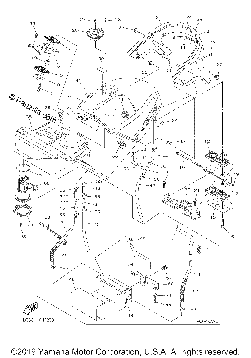 Diagrama de FUEL TANK