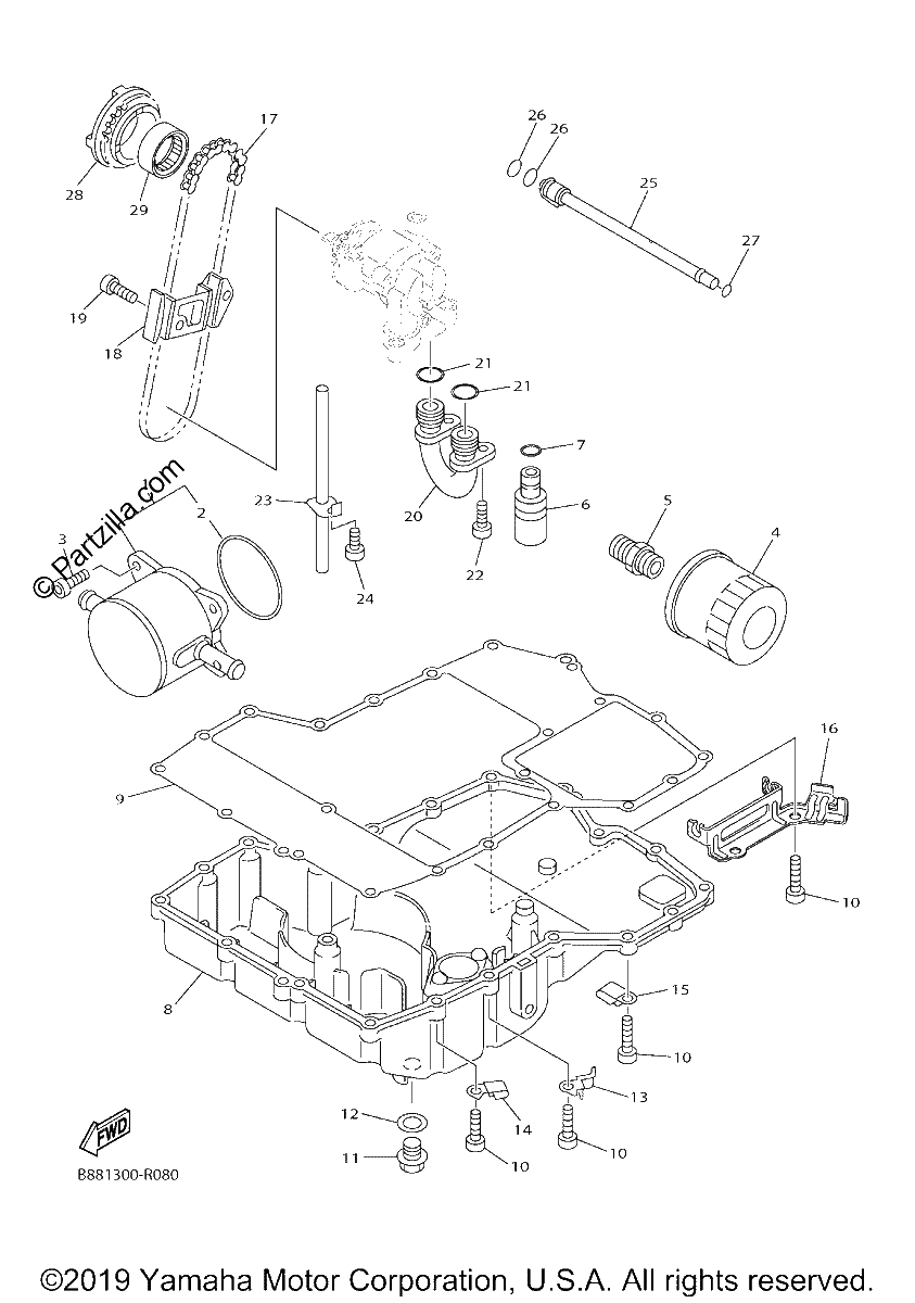 Diagrama de OIL COOLER