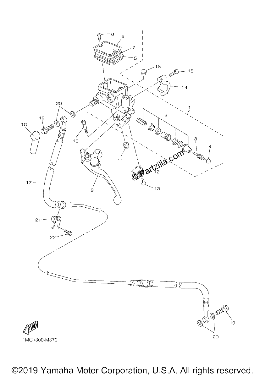 Diagrama de FRONT MASTER CYLINDER 2