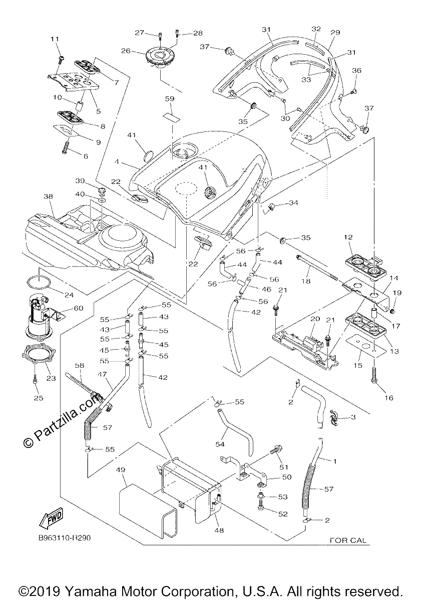 Diagrama de FUEL TANK