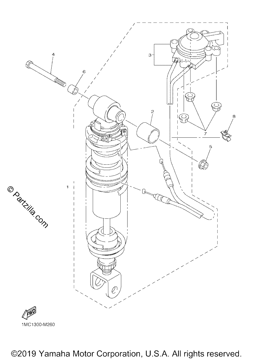 Diagrama de REAR SUSPENSION