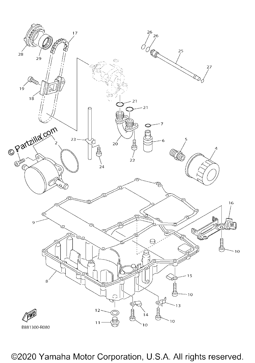 Diagrama de OIL COOLER