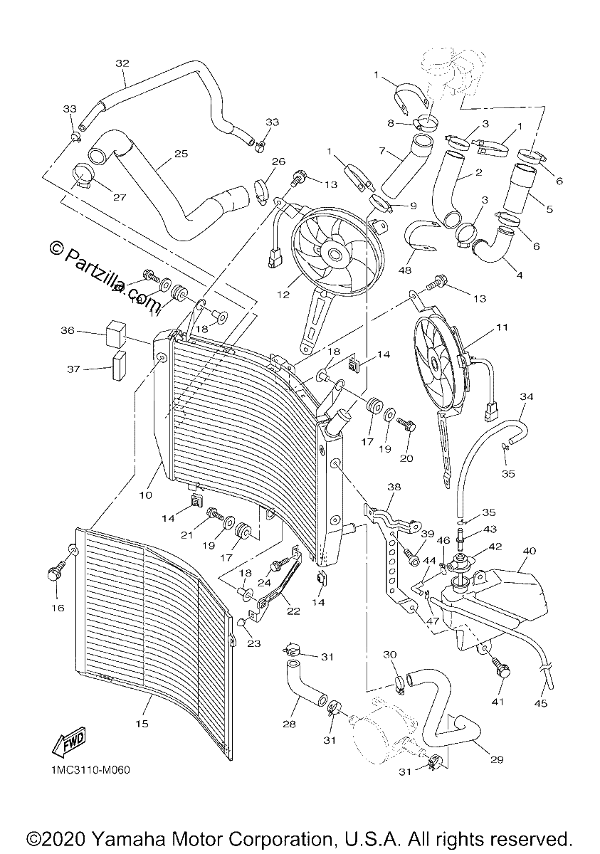 Diagrama de RADIATOR HOSE