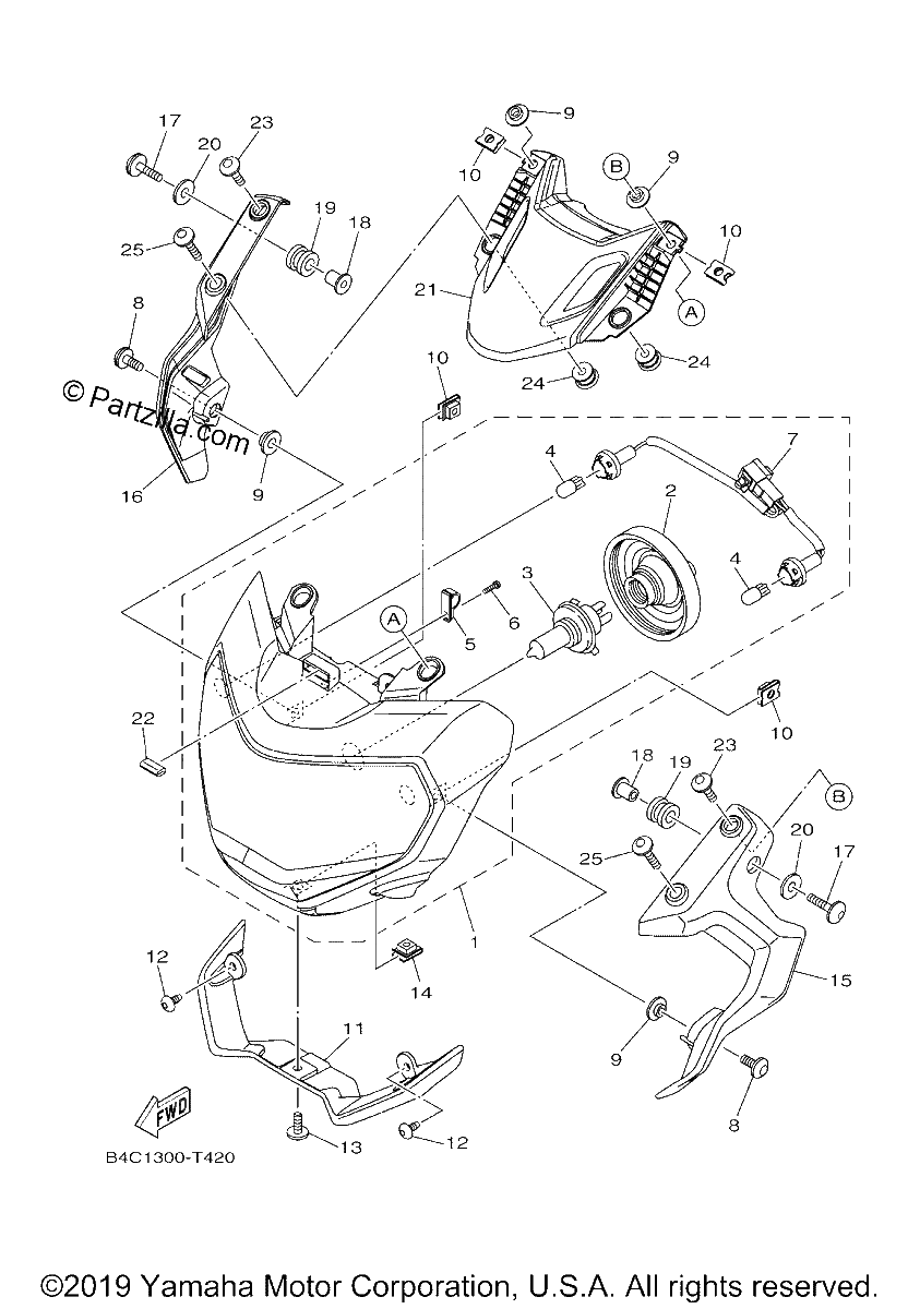 Diagrama de HEADLIGHT