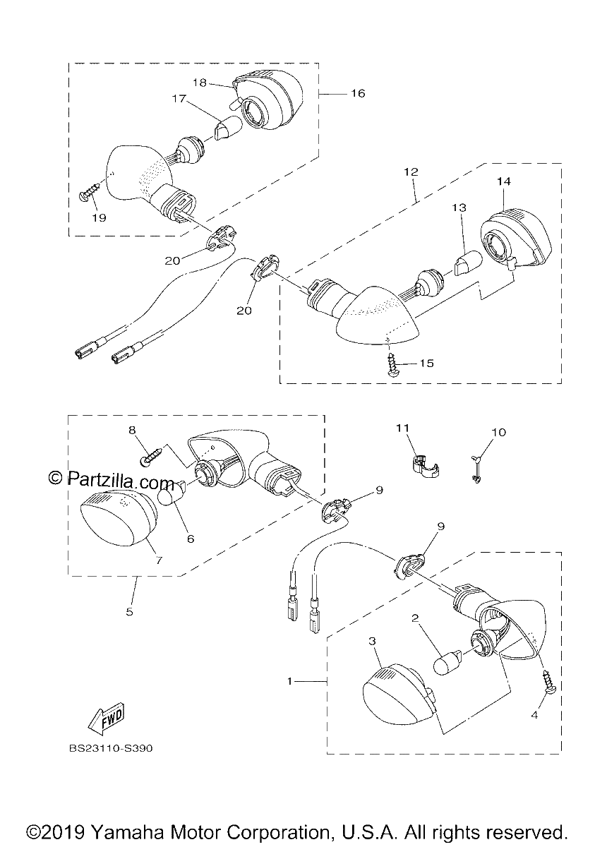 Diagrama de FLASHER LIGHT