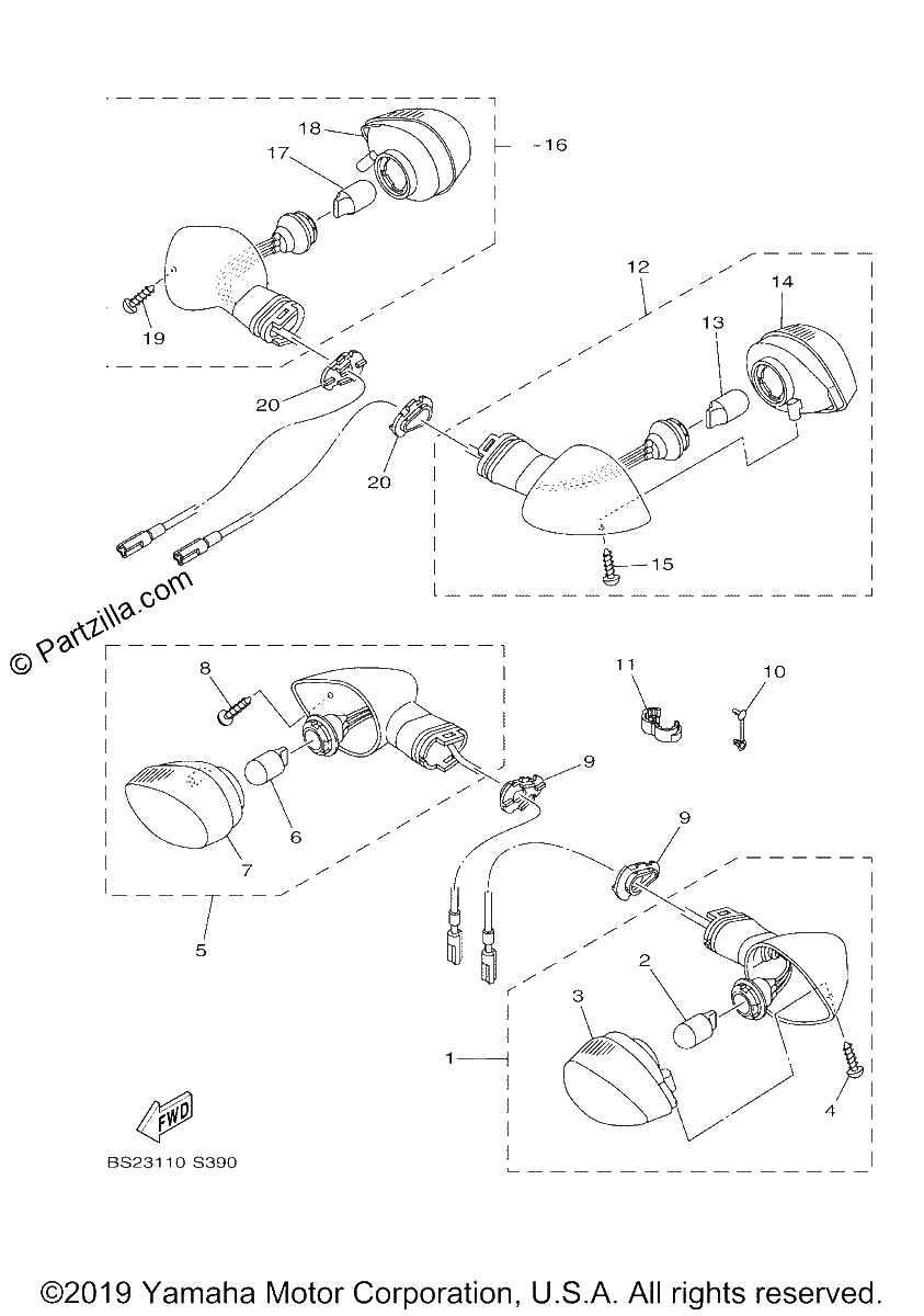 Diagrama de FLASHER LIGHT