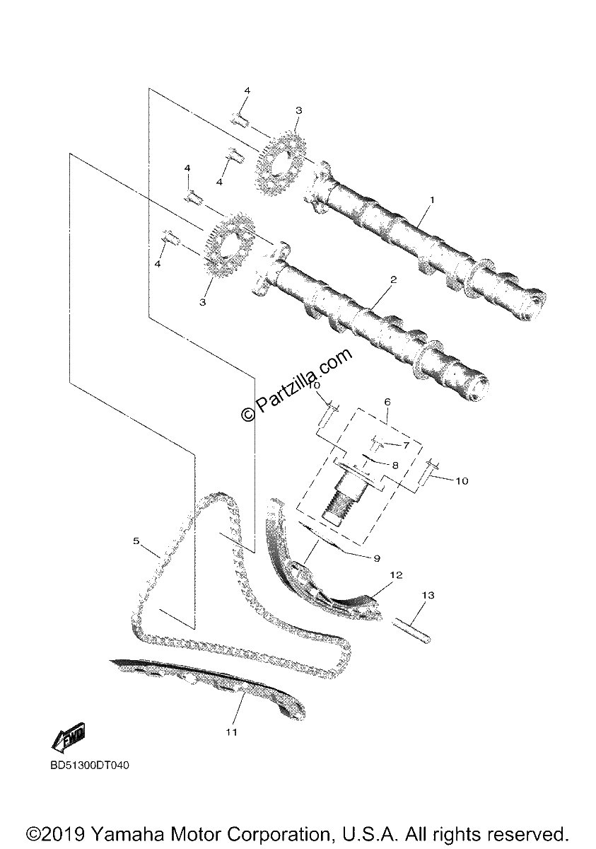 Diagrama de CAMSHAFT CHAIN