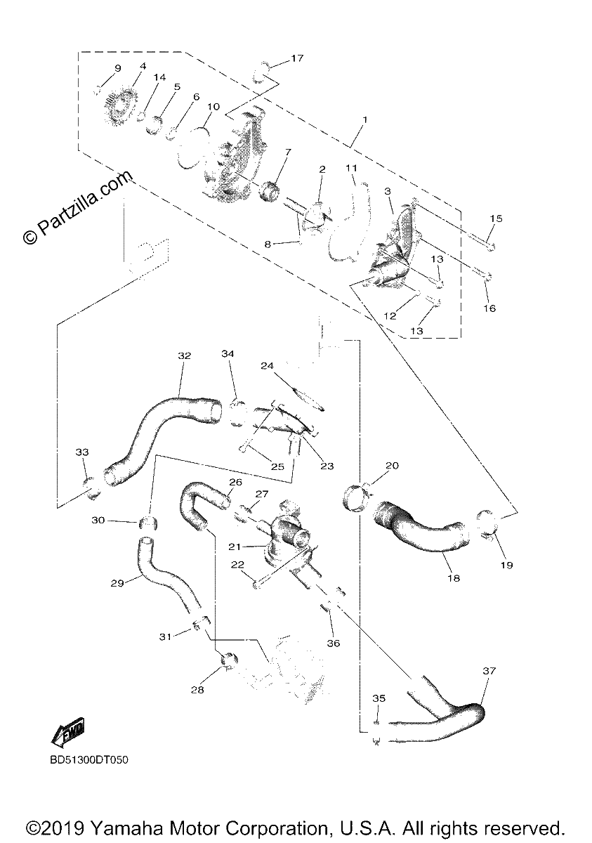 Diagrama de WATER PUMP