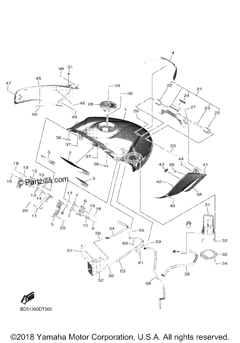 Diagrama de FUEL TANK