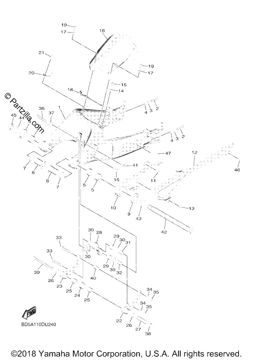 Diagrama de REAR ARM