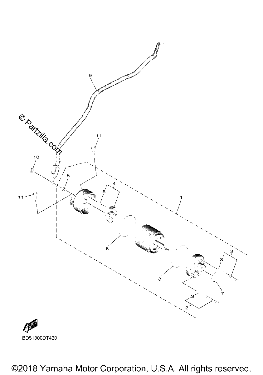 Diagrama de STARTING MOTOR