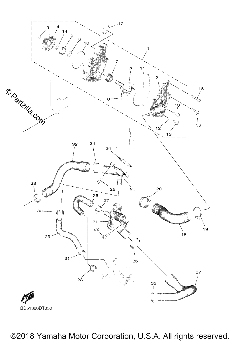 Diagrama de WATER PUMP