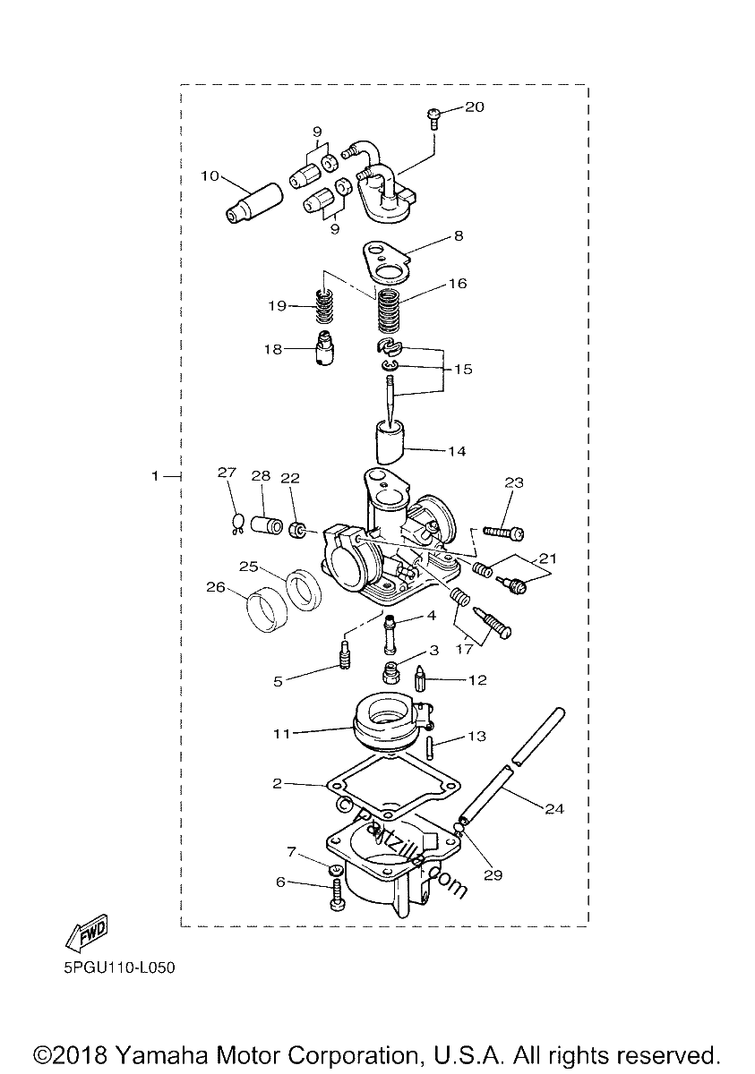 Diagrama de CARBURETOR