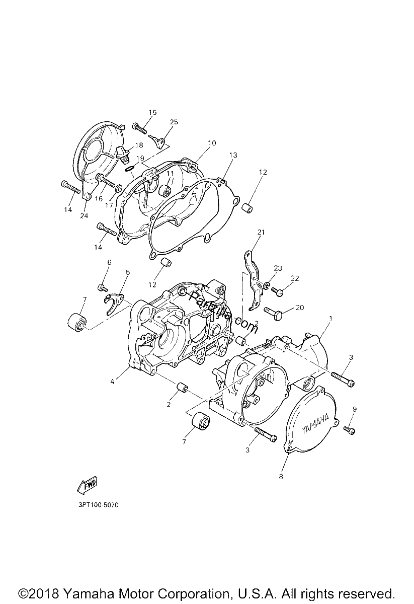 Diagrama de CRANKCASE