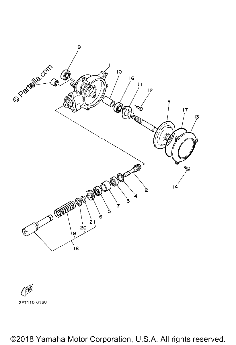 Diagrama de DRIVE SHAFT