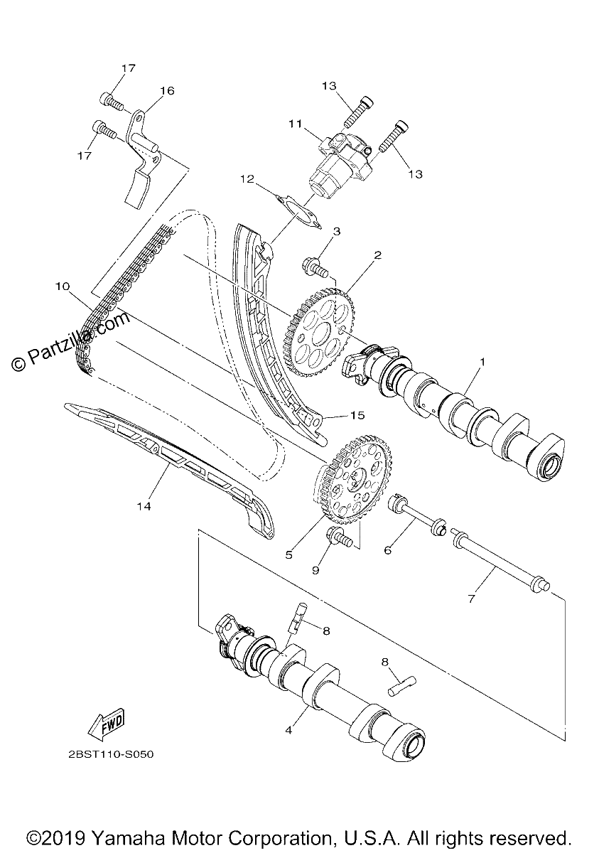 Diagrama de CAMSHAFT CHAIN
