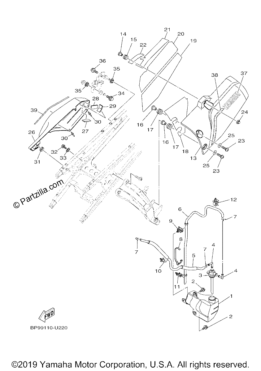 Diagrama de SIDE COVER