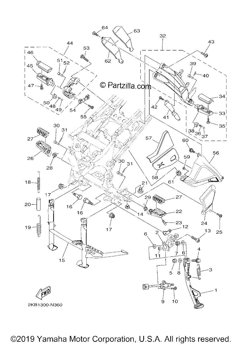 Diagrama de STAND FOOTREST
