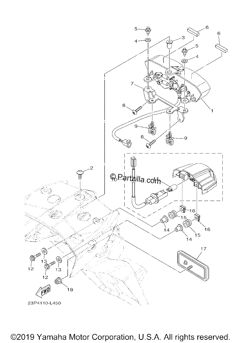 Diagrama de TAILLIGHT