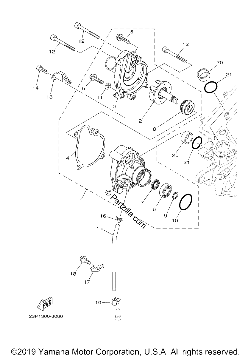 Diagrama de WATER PUMP