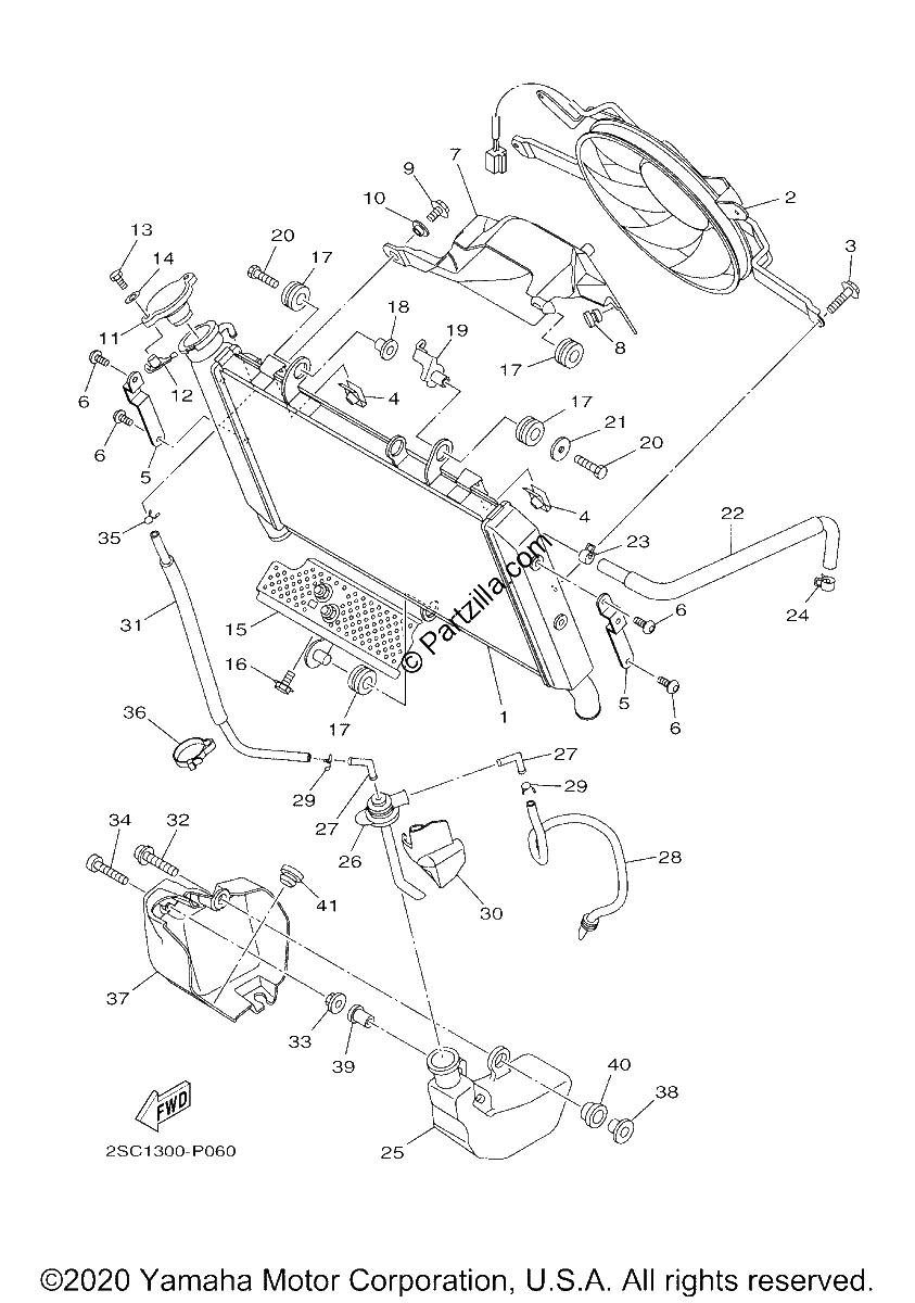 Diagrama de RADIATOR HOSE